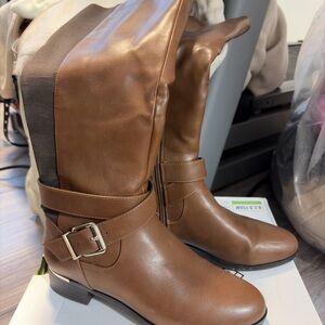 Call It Spring Tan Heeled Boots